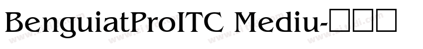BenguiatProITC Mediu字体转换 BenguiatProITC Mediu字体转换